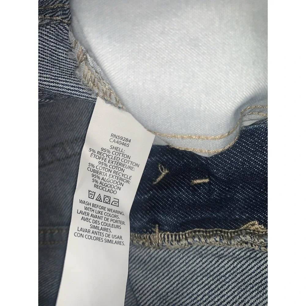The Children's Place Girl's Jean Shorts 2 Pack Sz 16 Denim Midi‎ Long Distressed